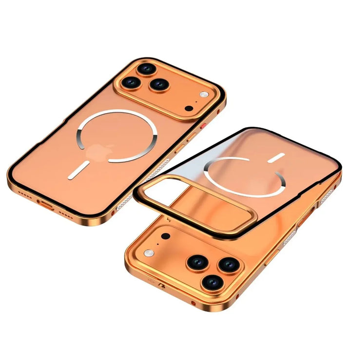 Magnetic Metal Frame Case for iPhone – Sleek, Durable Protection