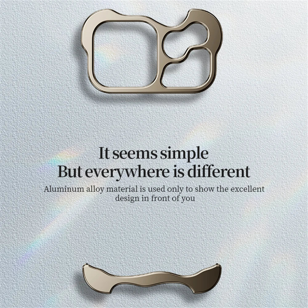 Luxurious Aluminum-Frame iPhone Case