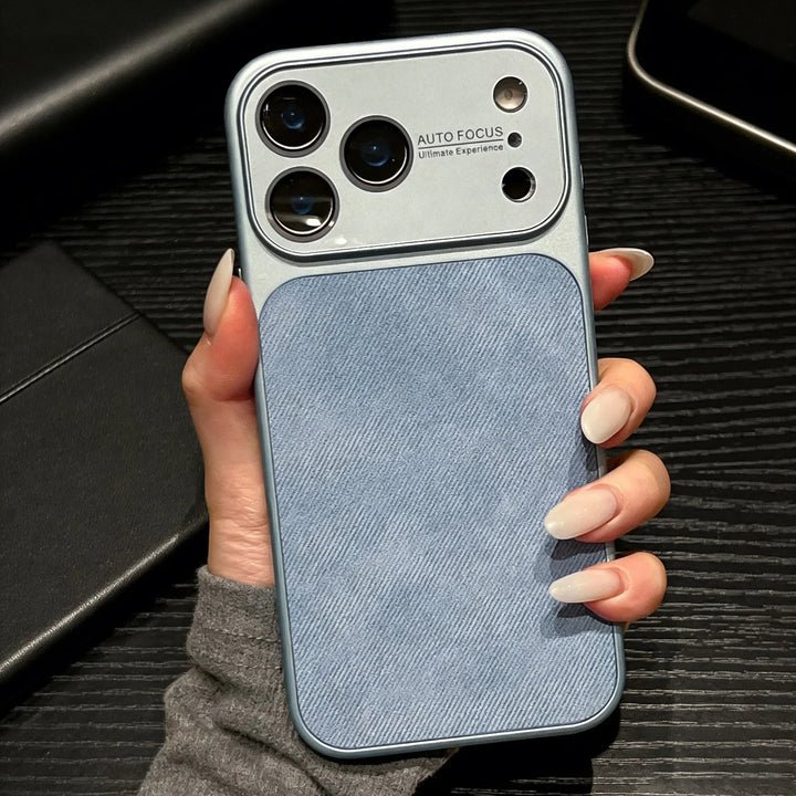 Rugged Fabric & Metal Shockproof iPhone Case