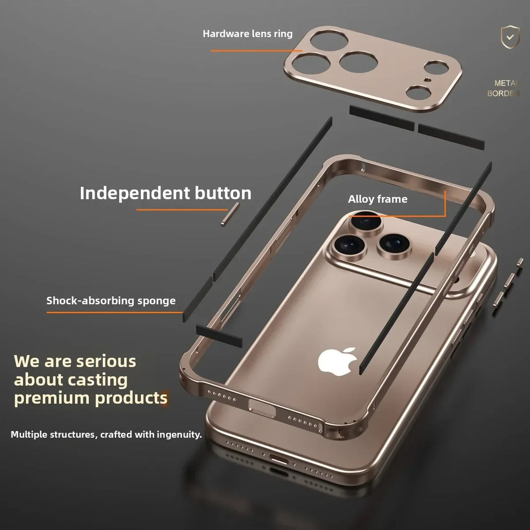 Premium Metal Bumper Case for iPhone 17 Series – Sleek and Durable Protection