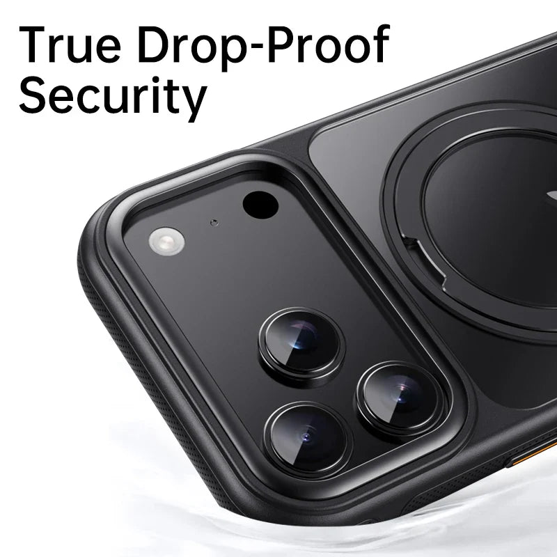Magnetic Ring Stand Case - Secure Grip and Hands-Free Viewing