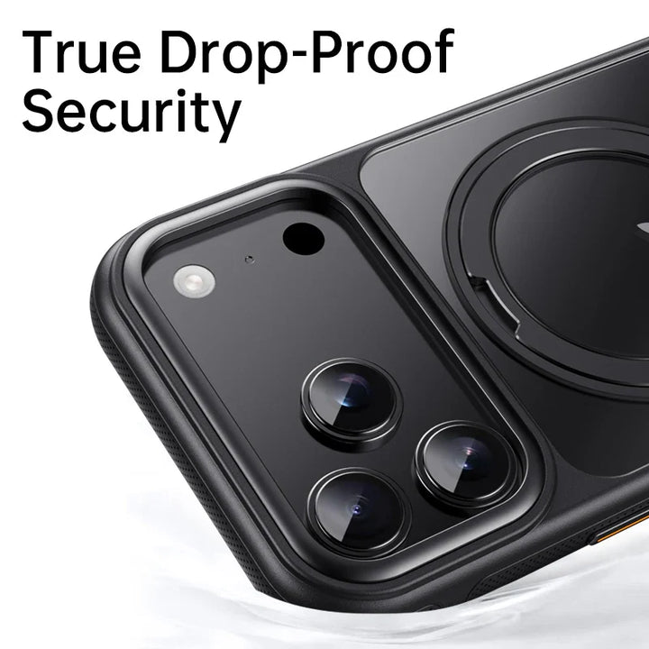 Magnetic Ring Stand Case - Secure Grip and Hands-Free Viewing