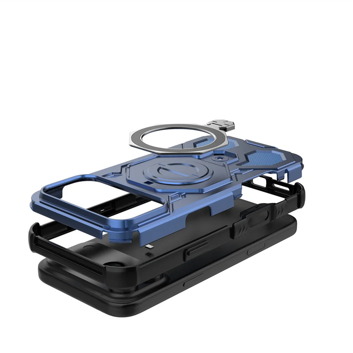 Armor Ring Case with Built-In Stand – Rugged Protection