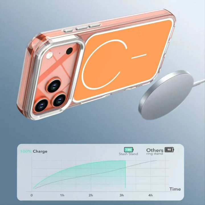 Crystal-Clear Magnetic Shockproof Case