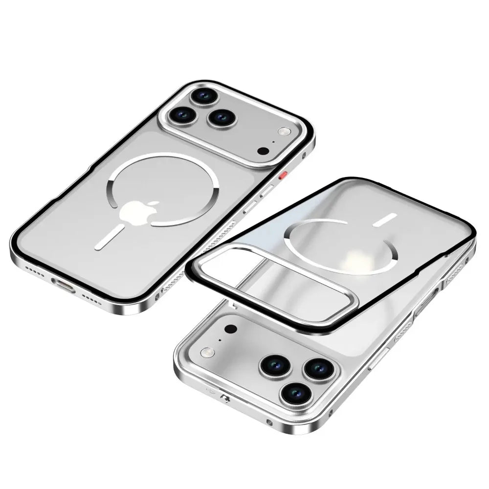 Magnetic Metal Frame Case for iPhone – Sleek, Durable Protection