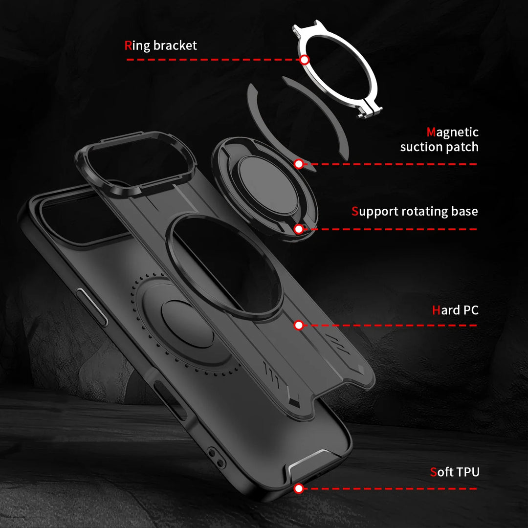 Rugged Shockproof Ring Case – Ultra-Durable Protection with a Secure Ring Stand