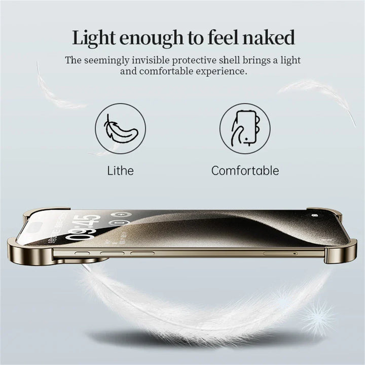 Luxurious Aluminum-Frame iPhone Case