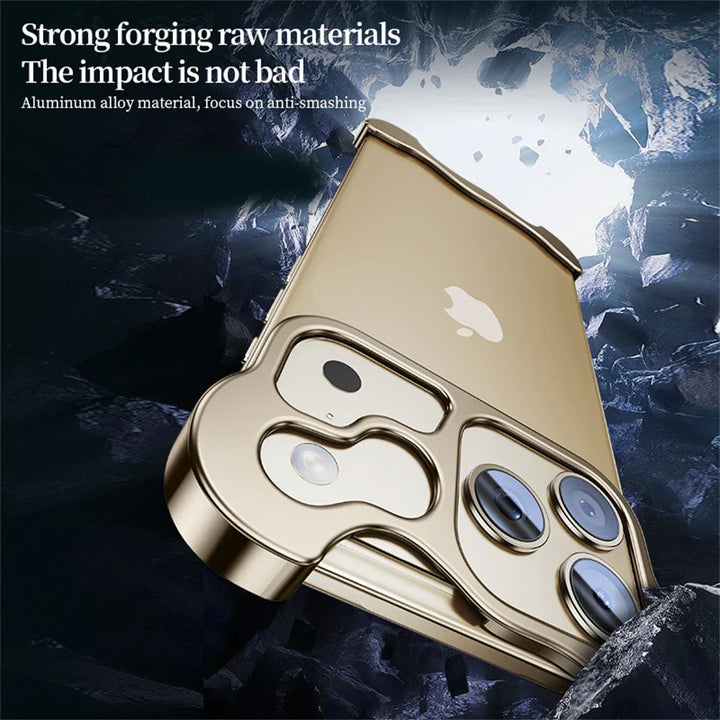 Luxurious Aluminum-Frame iPhone Case