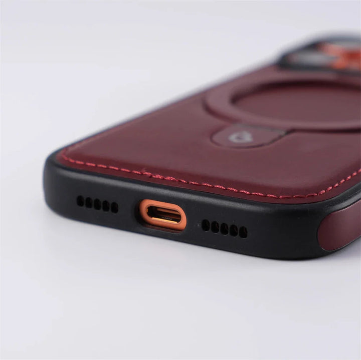 Luxurious Magnetic Leather Stand Case