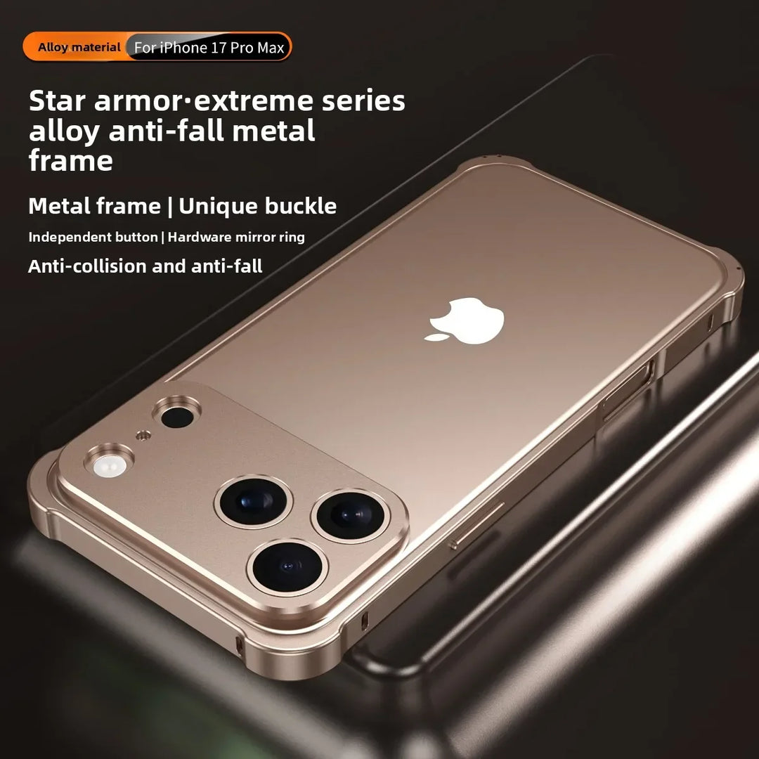 Premium Metal Bumper Case for iPhone 17 Series – Sleek and Durable Protection