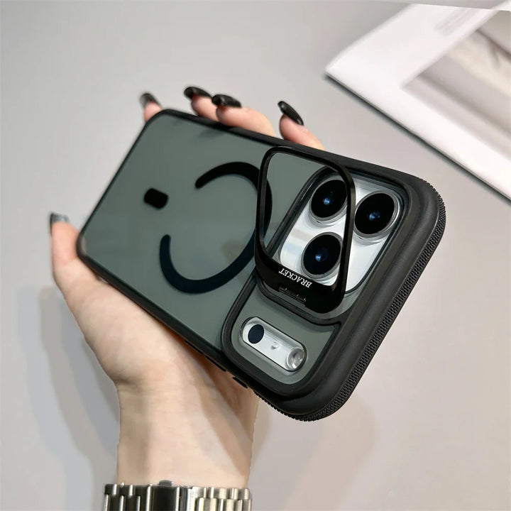 Magnetic Armor Kickstand Case for iPhone — rugged protection with built-in kickstand