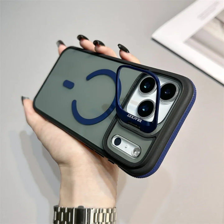Magnetic Armor Kickstand Case for iPhone — rugged protection with built-in kickstand