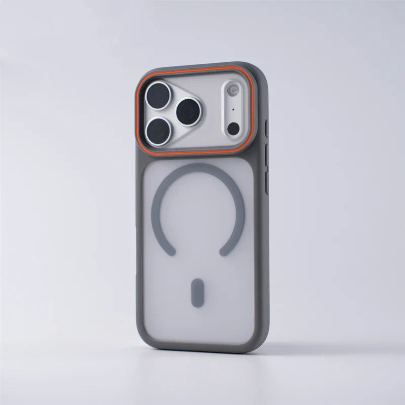 MagSafe Frosted Clear Case – Sleek, Transparent Protection