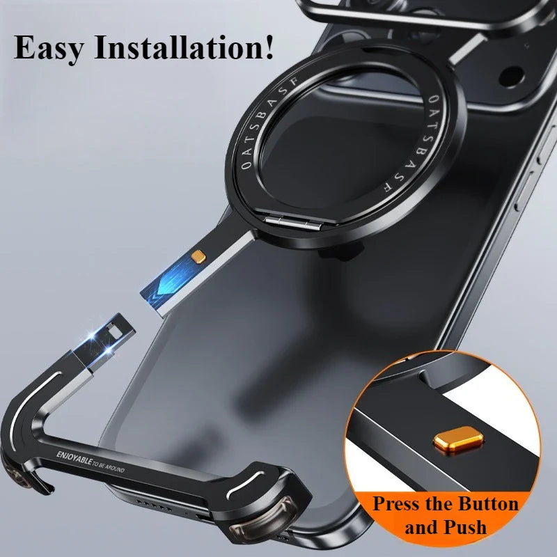 Z-Shape Magnetic Ring Case - Slim, Secure, and Stylish