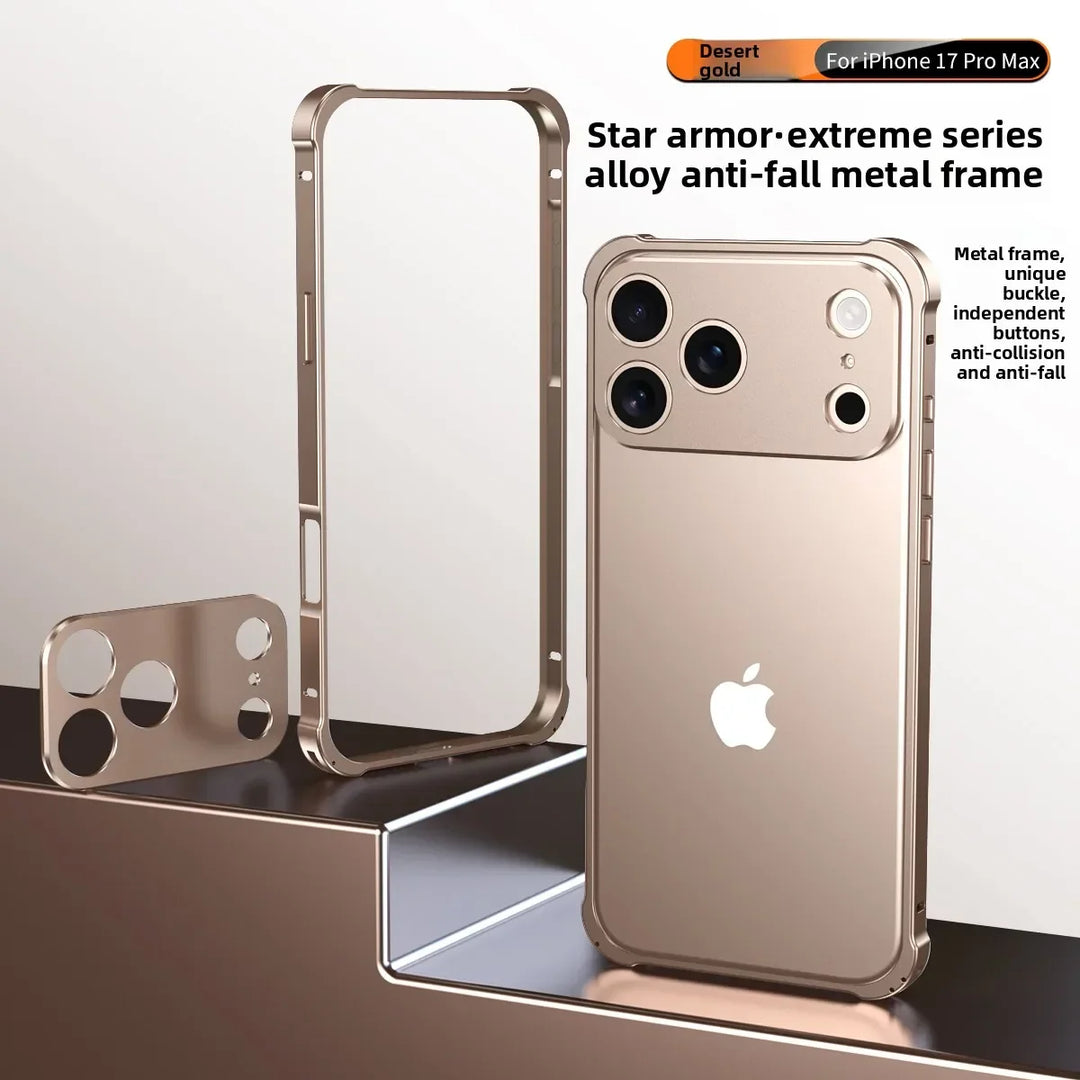 Premium Metal Bumper Case for iPhone 17 Series – Sleek and Durable Protection