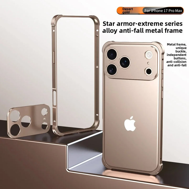 Premium Metal Bumper Case for iPhone 17 Series – Sleek and Durable Protection