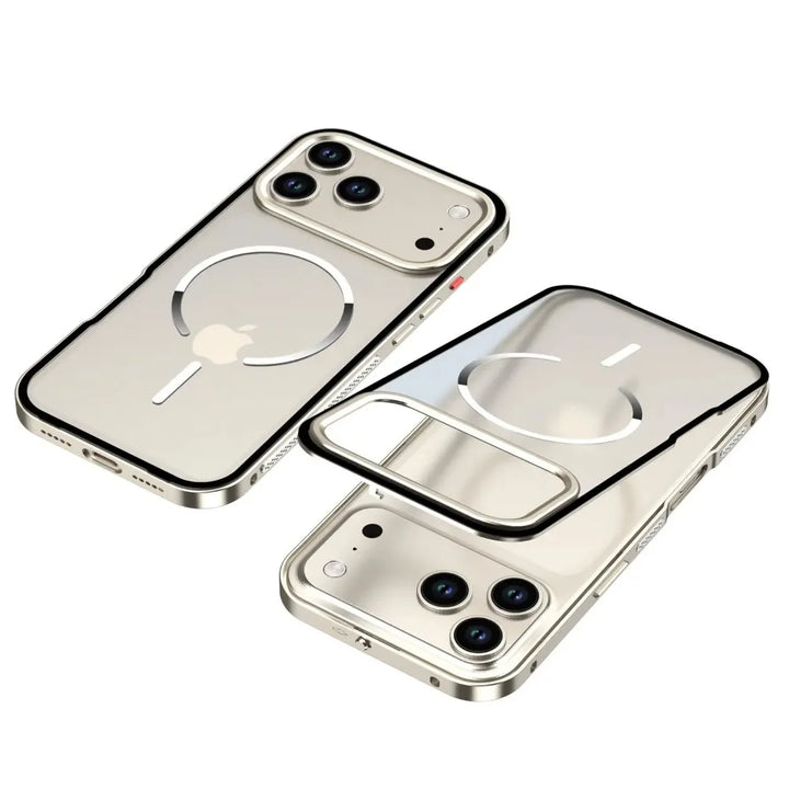 Magnetic Metal Frame Case for iPhone – Sleek, Durable Protection