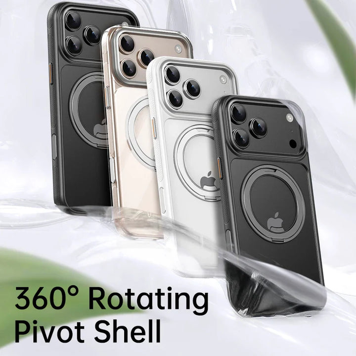 Magnetic Ring Stand Case - Secure Grip and Hands-Free Viewing