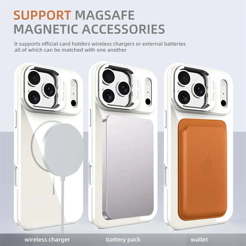 Rugged Ring-Stand Case for iPhone 17 — Built-In Kickstand & Heavy-Duty Protection