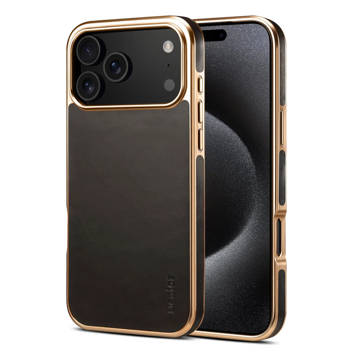 Luxurious Leather-Finish Case