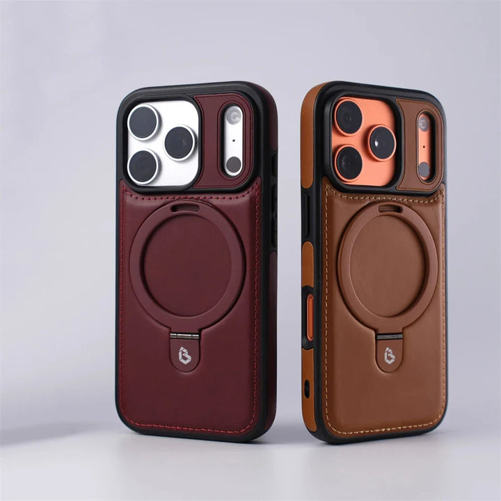 Luxurious Magnetic Leather Stand Case