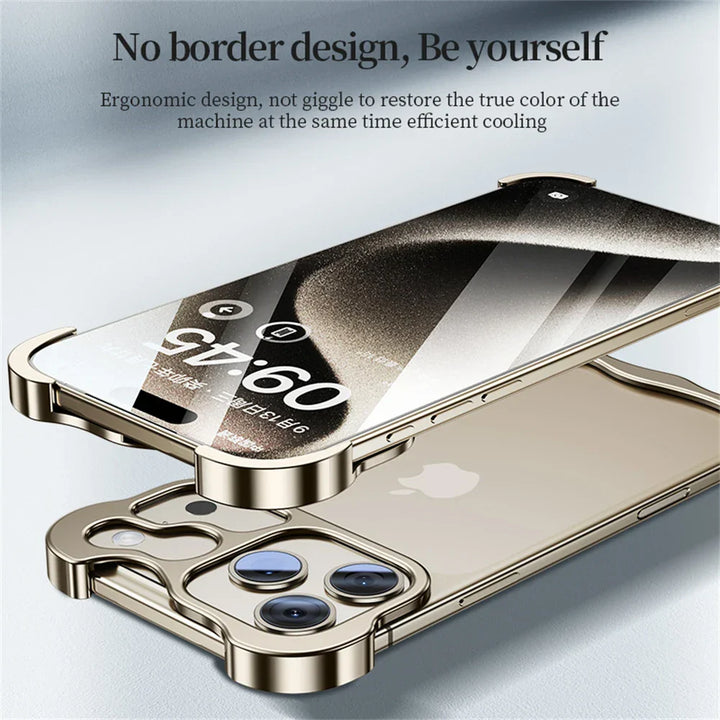 Luxurious Aluminum-Frame iPhone Case