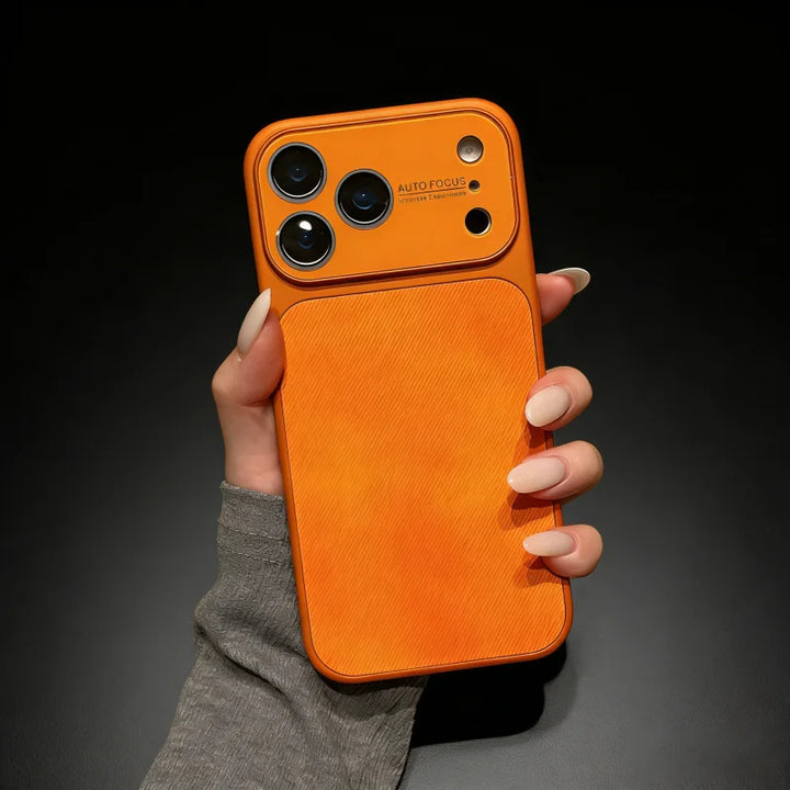 Rugged Fabric & Metal Shockproof iPhone Case