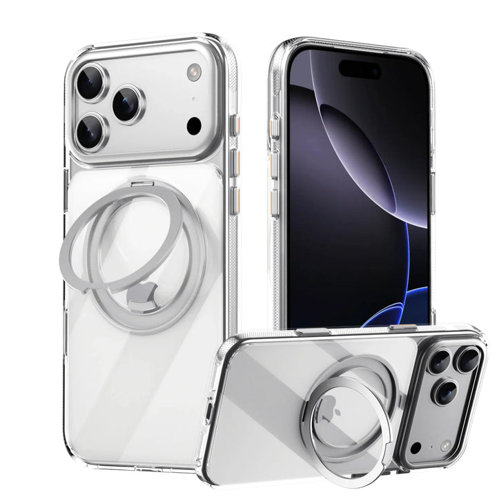 Magnetic Ring Stand Case - Secure Grip and Hands-Free Viewing