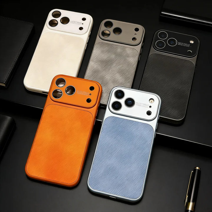 Rugged Fabric & Metal Shockproof iPhone Case