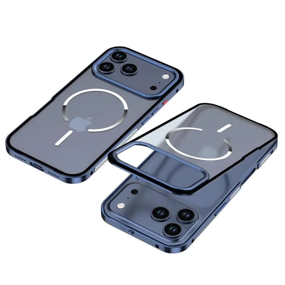 Magnetic Metal Frame Case for iPhone – Sleek, Durable Protection