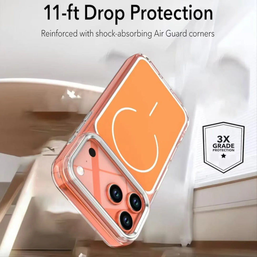 Crystal-Clear Magnetic Shockproof Case
