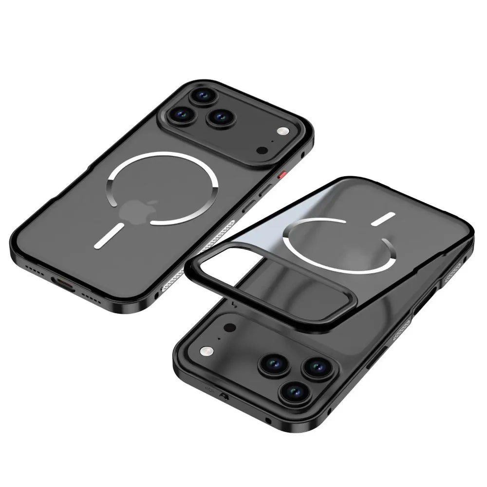 Magnetic Metal Frame Case for iPhone – Sleek, Durable Protection