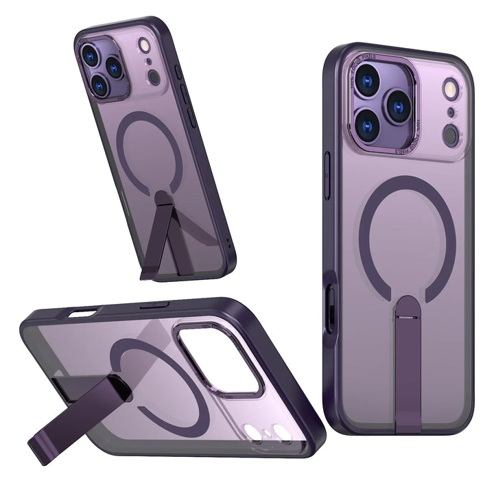ClearMag Armor Magnetic Kickstand Case – Ultra-Clear Protection with Built-In Stand