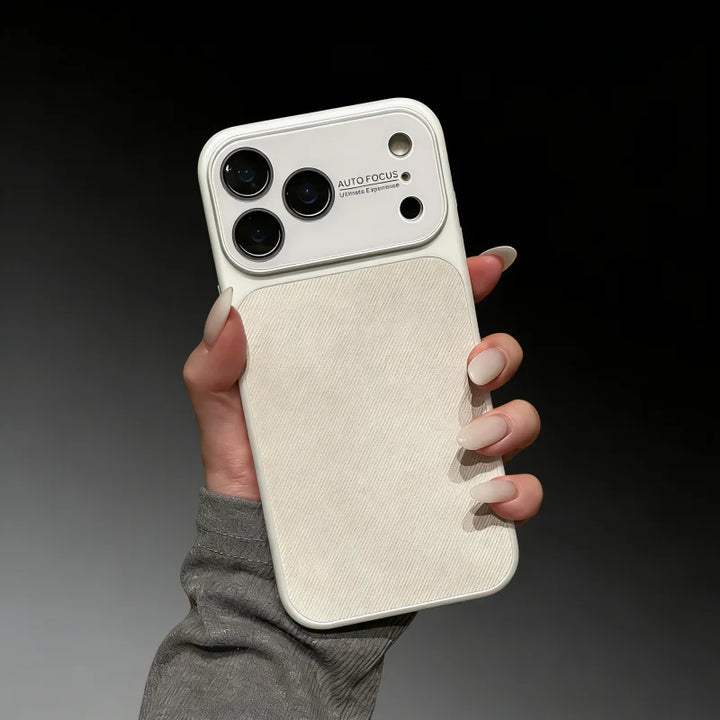 Rugged Fabric & Metal Shockproof iPhone Case