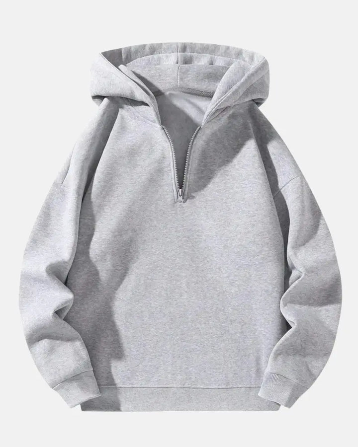 Quarter-Zip Lounge Set – Soft Hoodie & Joggers for Casual Comfort