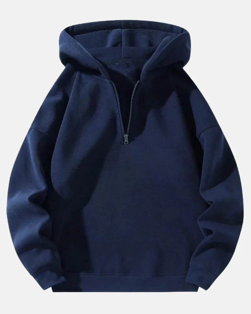 Quarter-Zip Lounge Set – Soft Hoodie & Joggers for Casual Comfort