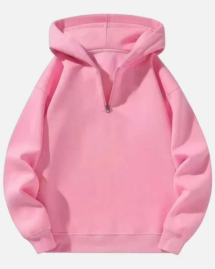 Quarter-Zip Lounge Set – Soft Hoodie & Joggers for Casual Comfort