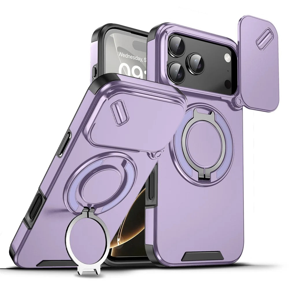 iPhone 17 Pro Max MagSafe Rotating Camera Cover Case