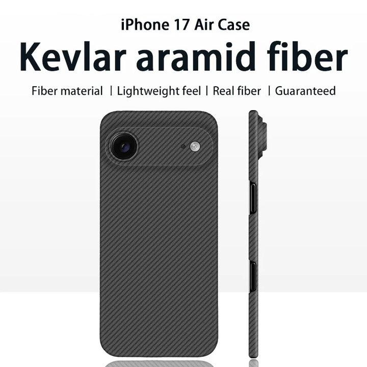 Ultra Slim Kevlar Aramid Carbon Fiber Case For iPhone 17 Air