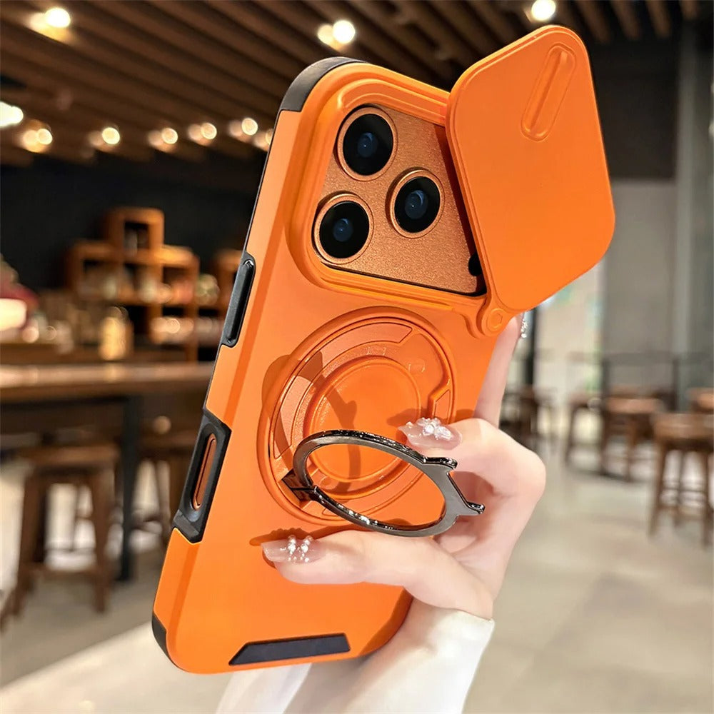iPhone 17 Pro Max MagSafe Rotating Camera Cover Case