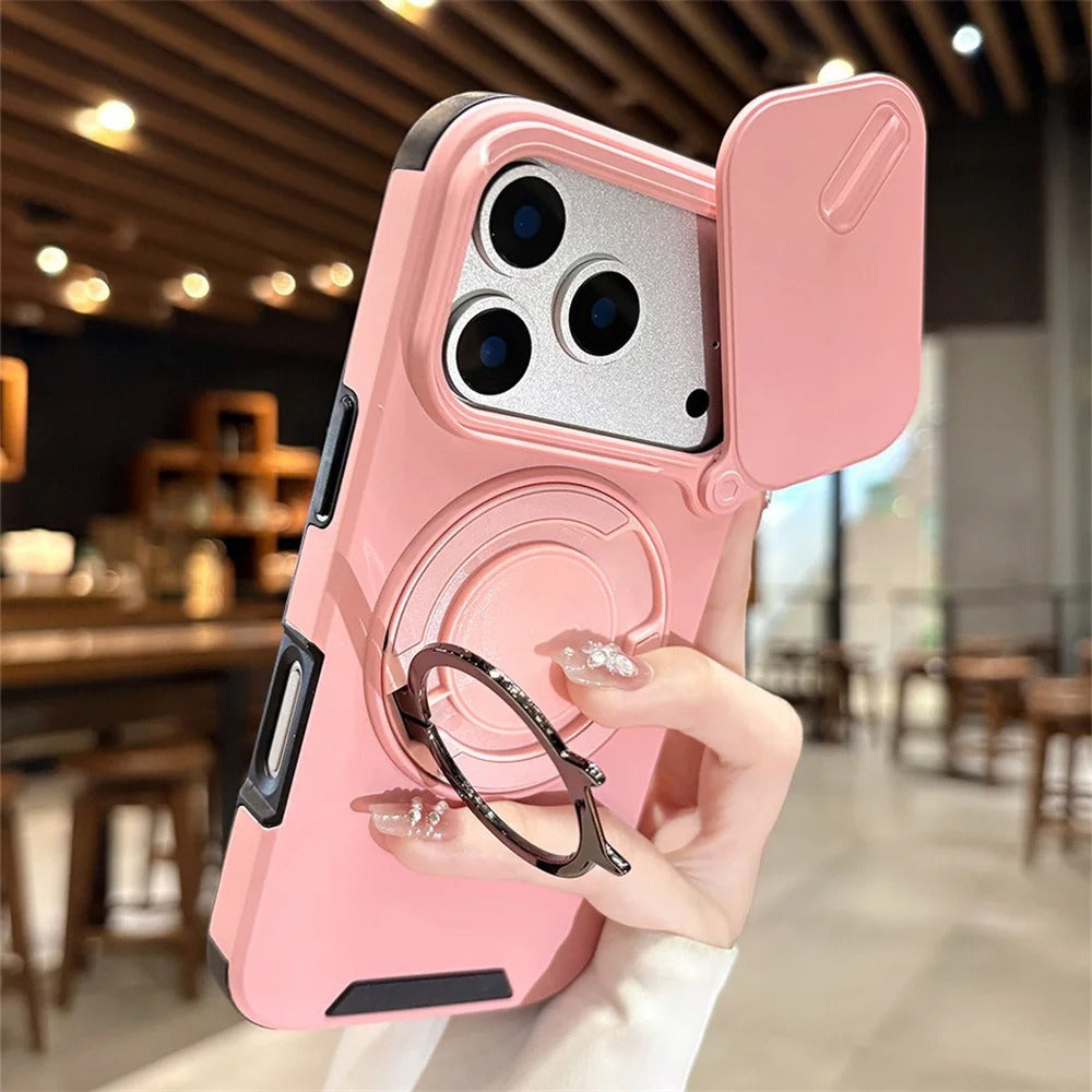 iPhone 17 Pro Max MagSafe Rotating Camera Cover Case
