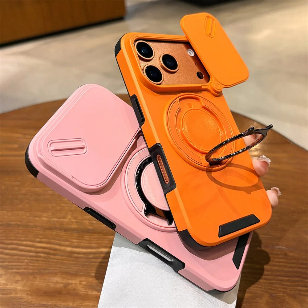 iPhone 17 Pro Max MagSafe Rotating Camera Cover Case