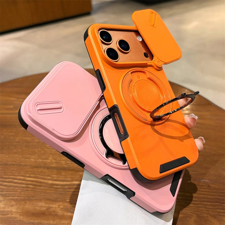 iPhone 17 Pro Max MagSafe Rotating Camera Cover Case