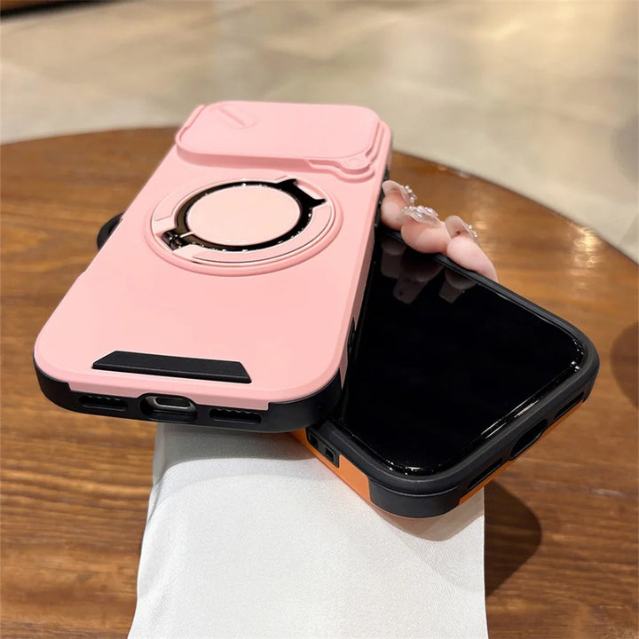 iPhone 17 Pro Max MagSafe Rotating Camera Cover Case